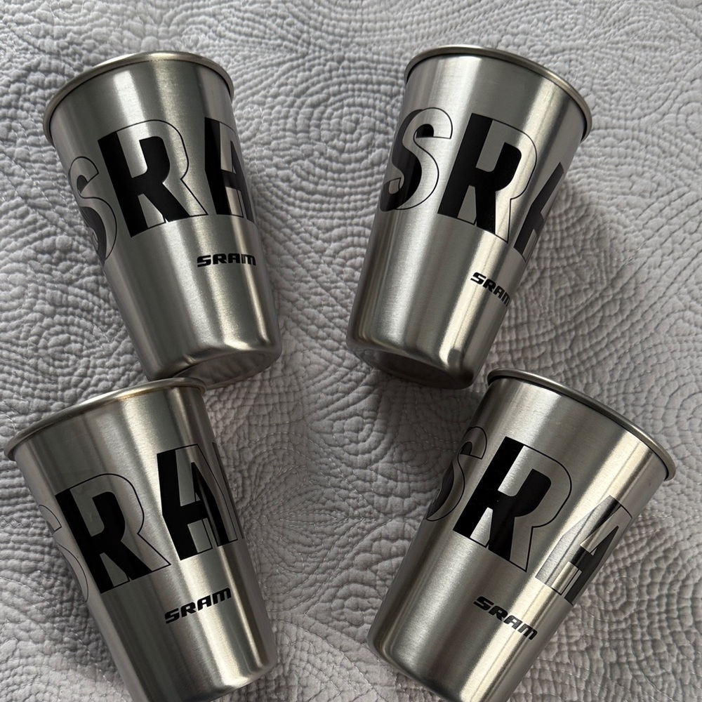 SRAM Silver Stainless Steel Cups Set